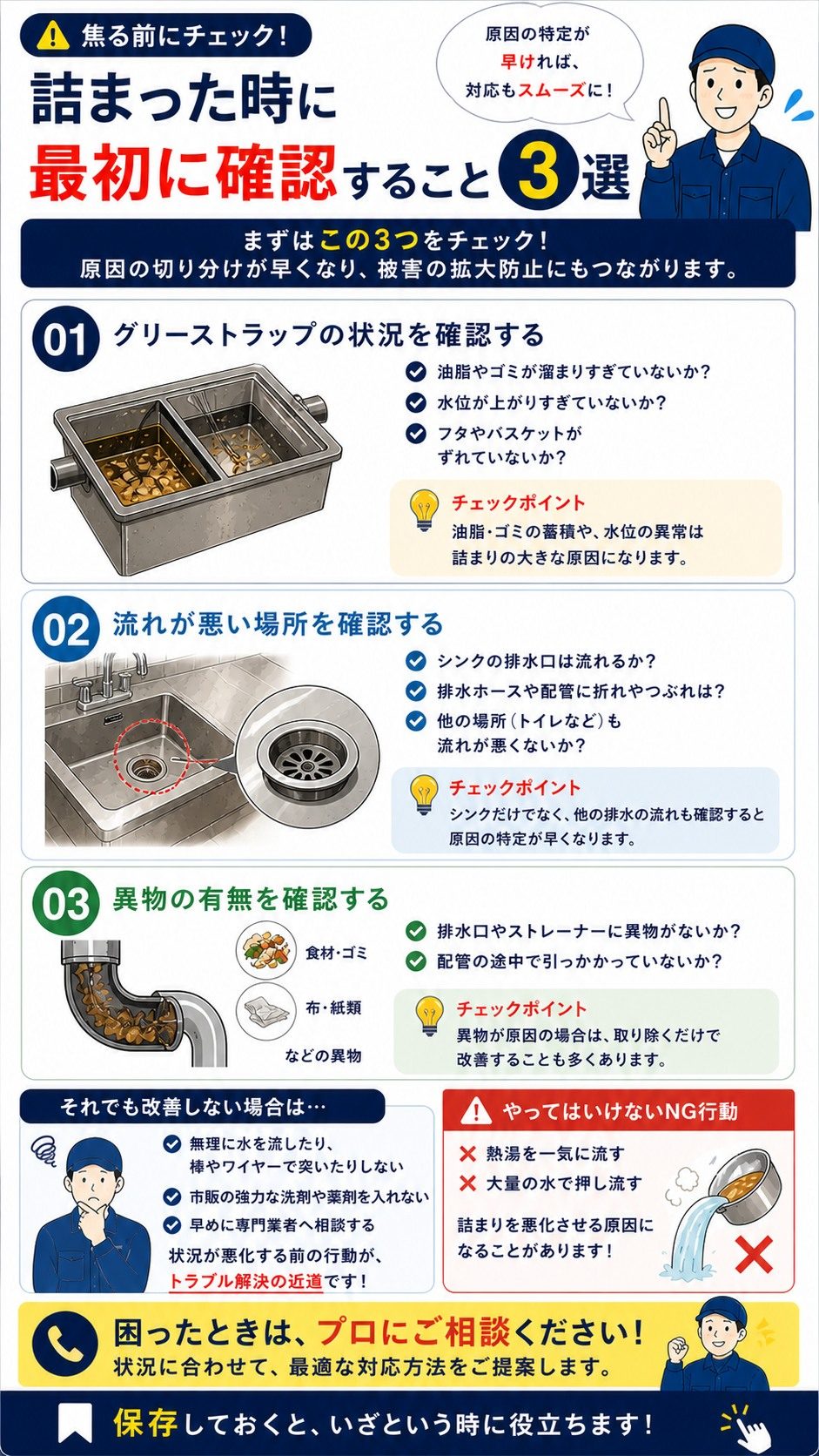 詰まった時に最初に確認すること3選